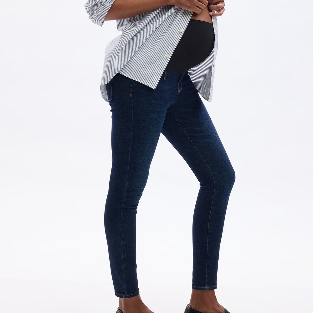 GAP maternity full panel skinny jeans